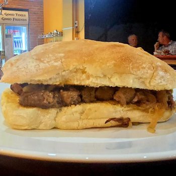 The Throttle Man’s Steak Sandwich